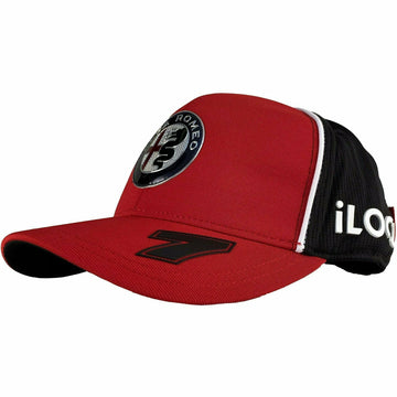 ALFA ROMEO DRIVER CAP - KIMI RÄIKKÖNEN - CURVED BRIM
